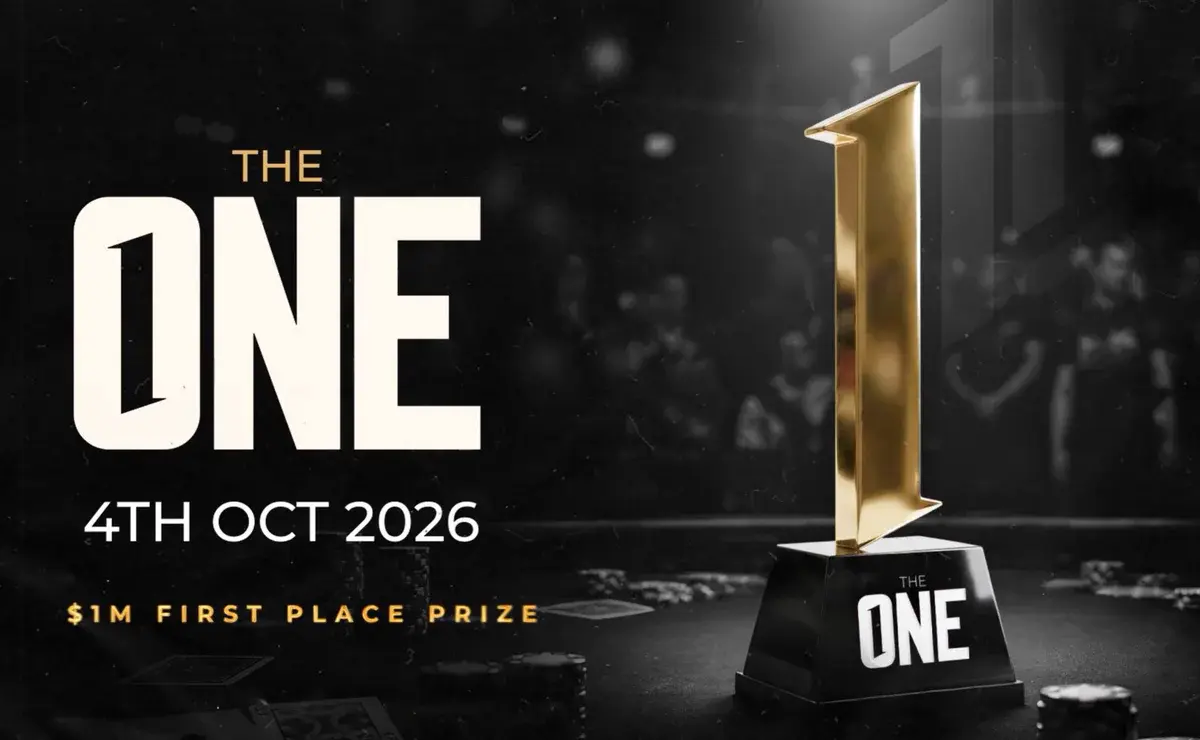 The One on CoinPoker — 4 October 2026 — $5,000,000 guaranteed with a $1,000,000 first place prize